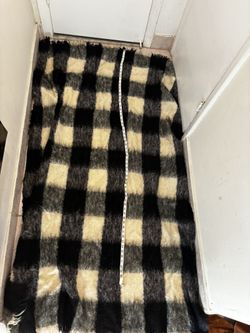 Mohair Glen Cree vintage blanket Scotland Throw Quilt Comforter duvet wrap 