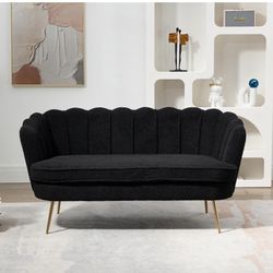 Black Loveseat 