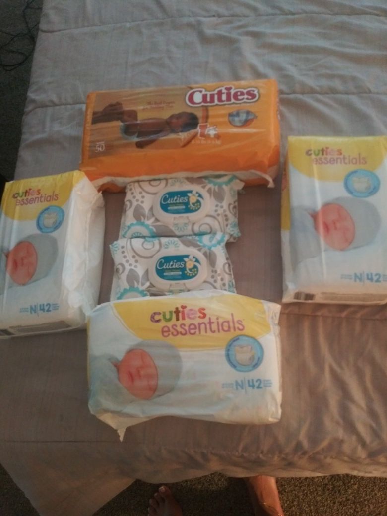 Diapers and wipes price is negotiable