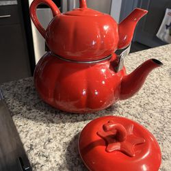 Teapot, With Kettle And Lid