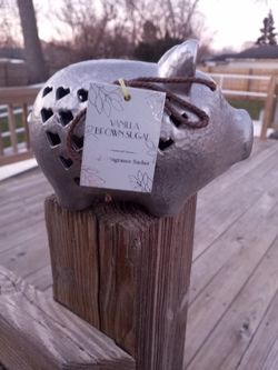 Silver "Potpourri" Piggy!! (Vanilla & Brown Sugar) 