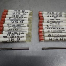 CARBIDE BURRS AND ENDMILLS…/SOME HSS