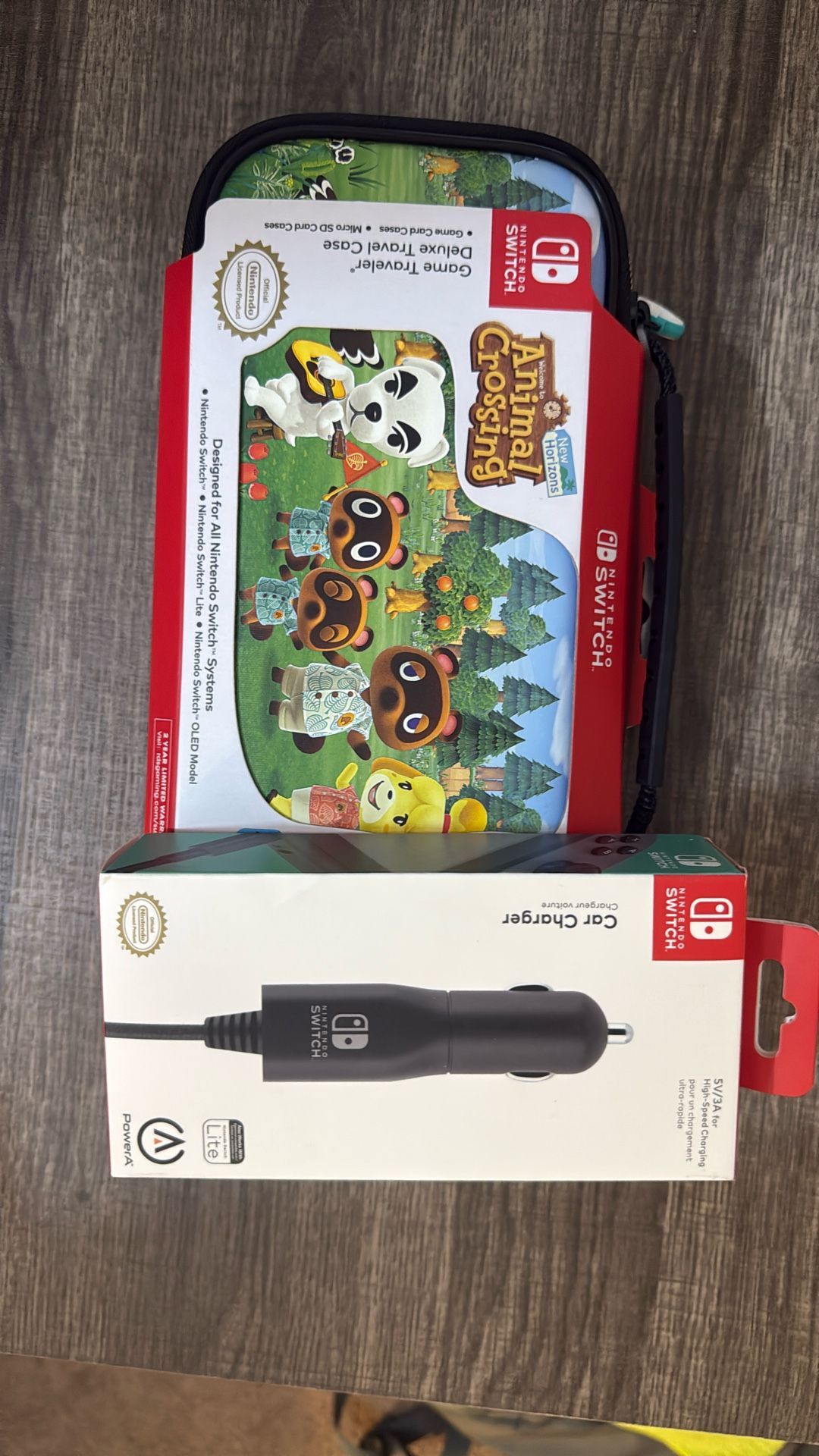 Animal Crossing Switch Case And Car Charger