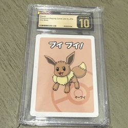 2019 Eevee Japanese Old Maid CGC 10 PRISTINE Pokemon 