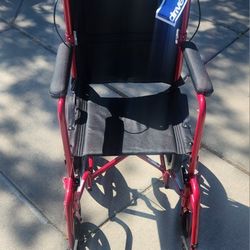 Drive Lightweight Transport Wheel Chair With Hand Brakes