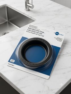 NEW InSinkErator Matte Black Sink Flange FLG-MTBLK Fits Badger Evolution