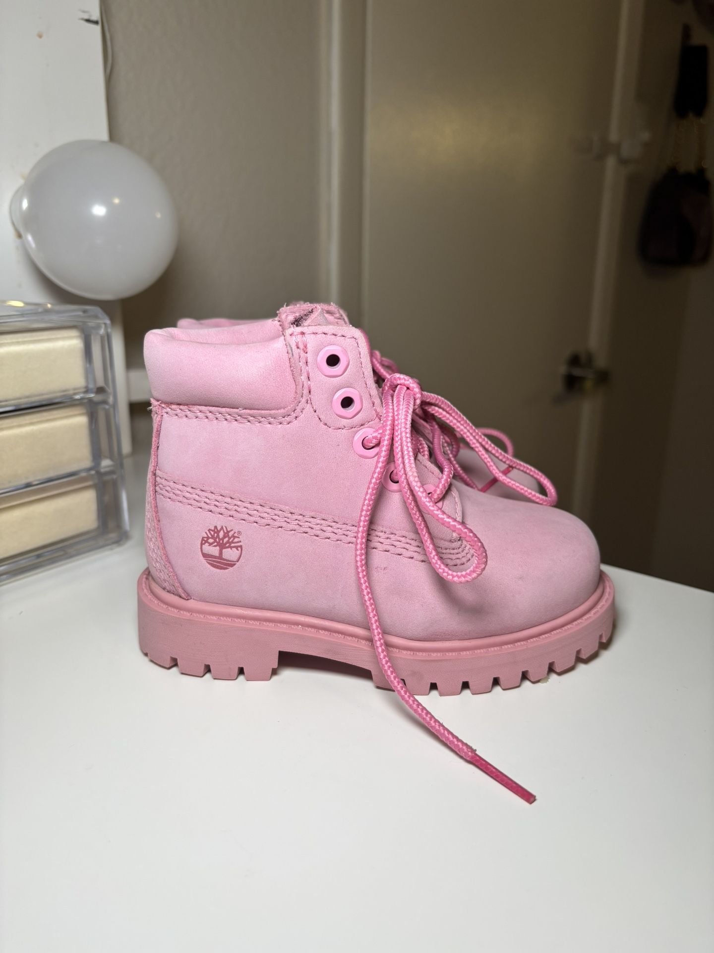 Toddler Pink Timberlands