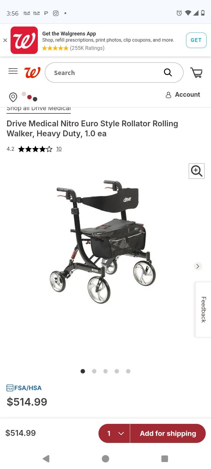 Drive Walker Brand New 