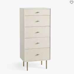Modernist 5 Drawer Jewelry Dresser
