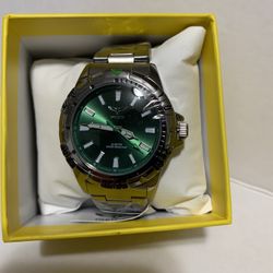 Invicta Speciality Men’s 42mm Silver Tone Watch Green Face