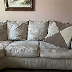 Sectional Couch, Off White Color