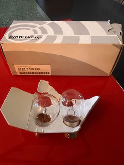 Brand new.  2 Clear light bulbs