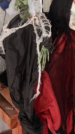 Hanging Witch Halloween Decoration