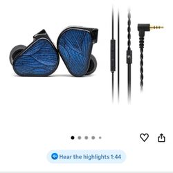 TRUTHEAR x Crinacle Zero: BLUE2 Dual Dynamic Drivers in-Ear Headphone with Detachable Cable (3.5mm+mic Cable)