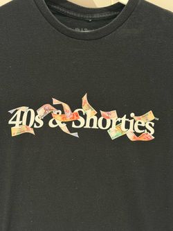 40s & Shorties Money Graphic Tee Size Small