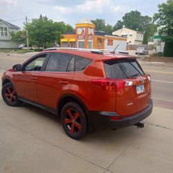 2015 Toyota RAV4 Totally Refurbished Painted The Rims The Same Color As The Car To Give It One Of A Kind Look Drives Wonderful