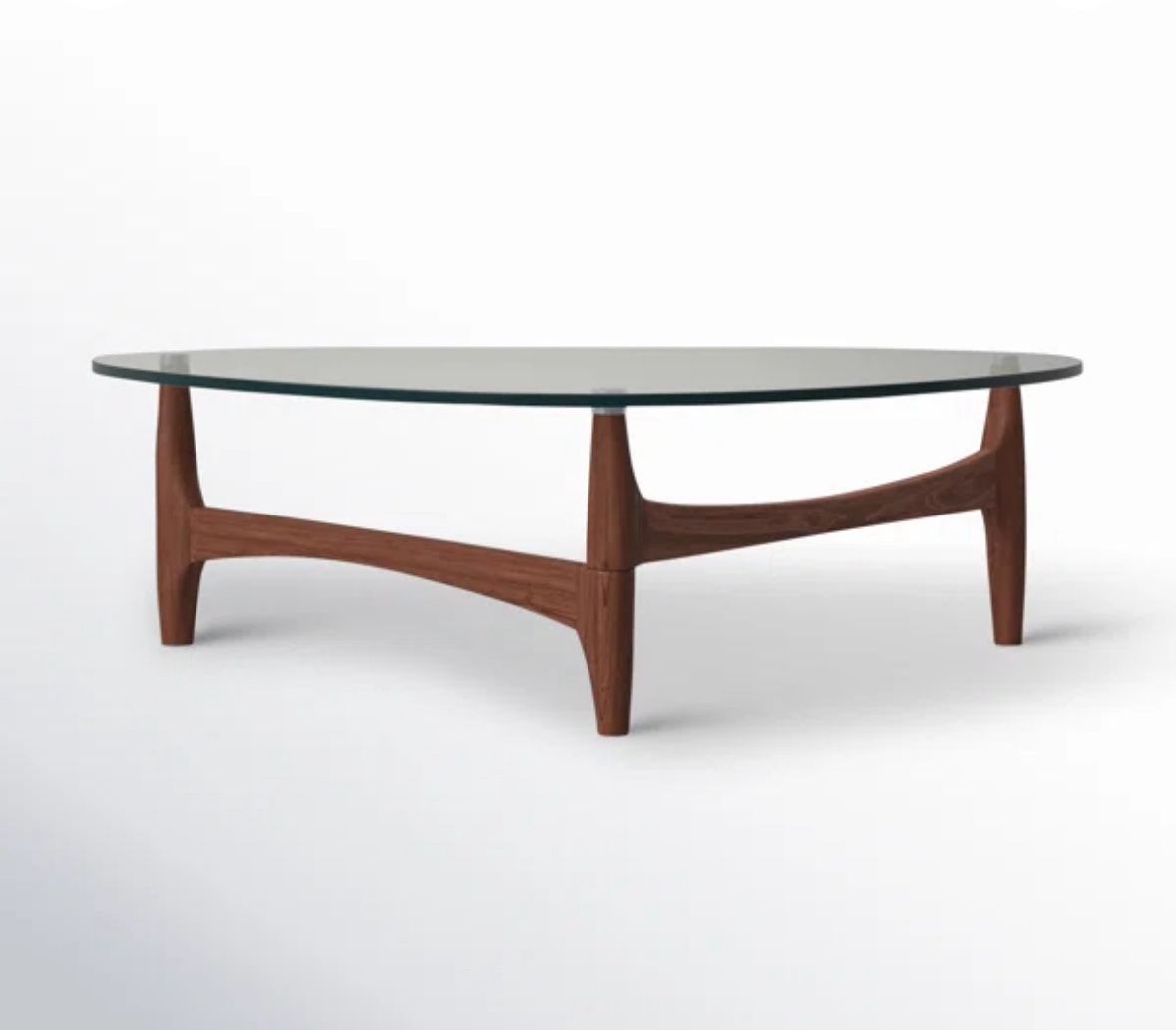 AllModern Etna Glass Coffee Table