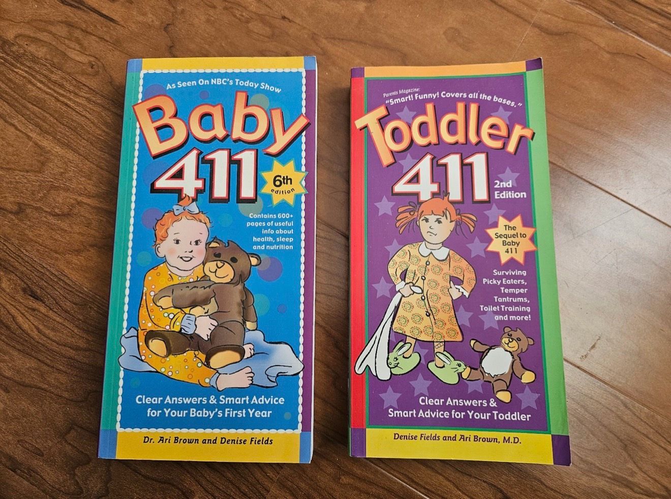 Baby 411 and Toddler 411 parenting books set of 2 books