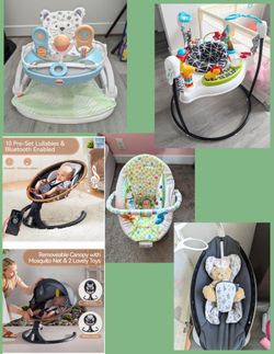 Fischer Price Baby sit-me-up , jumper, 4 Mom's chair