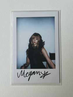 katseye megan polaroid photocard official