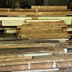 Used Indoors Rough Cut Lumber