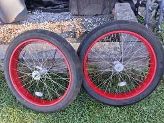 Fat tire rim set 26x3.5 coaster brake beach cruiser
