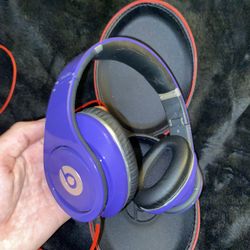 Purple Beats Studio Headphones