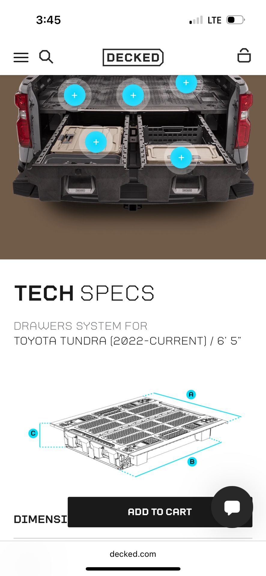 Decked Truck Drawer System