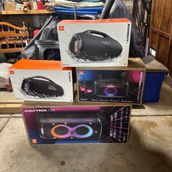 JBL Bluetooth Speakers - Boombox 4, Boombox 3, PartyBox 720, PartyBox On-The-Go 2 Plus