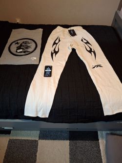 Hellstar white Sweatpants size M