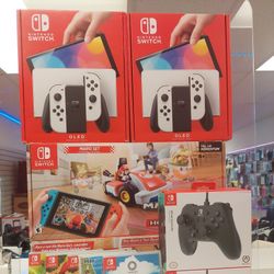OLED Nintendo Switch With Extra Controller And Games Available Now With Just $29 Down 