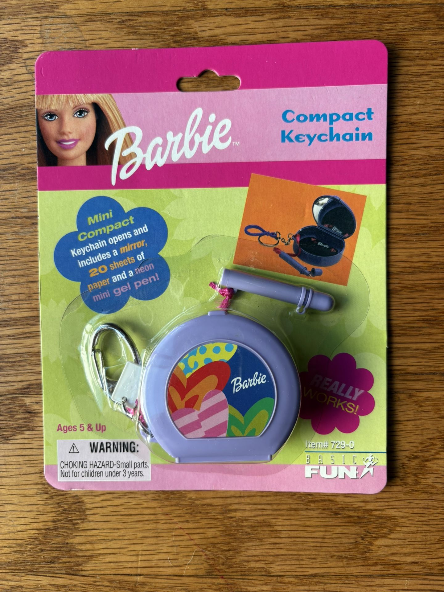 Vintage Barbie Hatbox Keychain