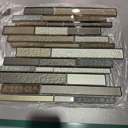 Glass Random 11x13 Mosaic Tile 