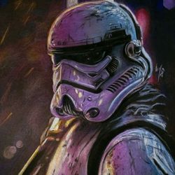 Storm Trooper Drawing Print