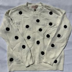 Philosophy Polka Dot Knit Sweater