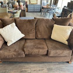 USED MICRO SUEDE SOFA