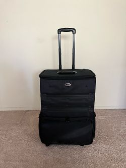 Professional 4-way rolling makeup case