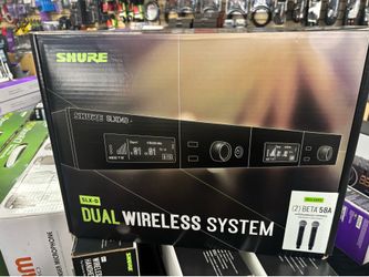Shure wireless Mics
