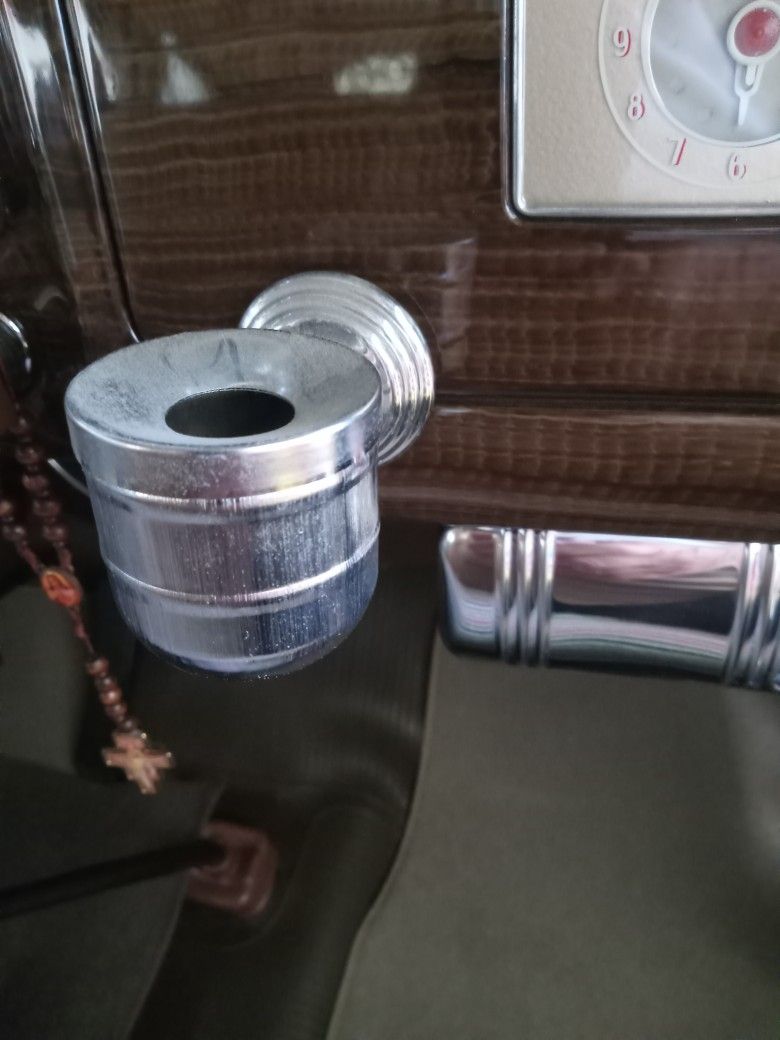 Chrome Cigarette Butt Ashtray Nice