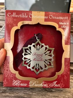 Gloria Duchin Collectible Christmas Snowflake Ornament