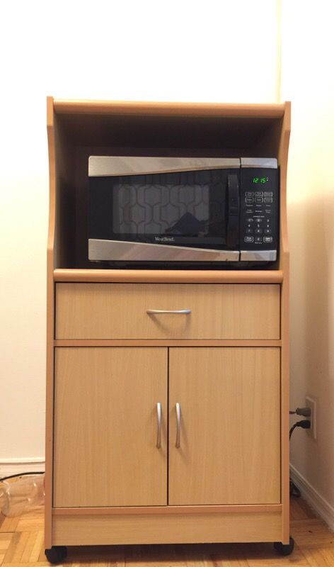 microwave cart