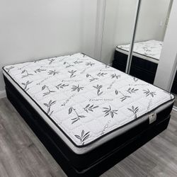 Full Size Mattress Pillow Top Bamboo Brand New