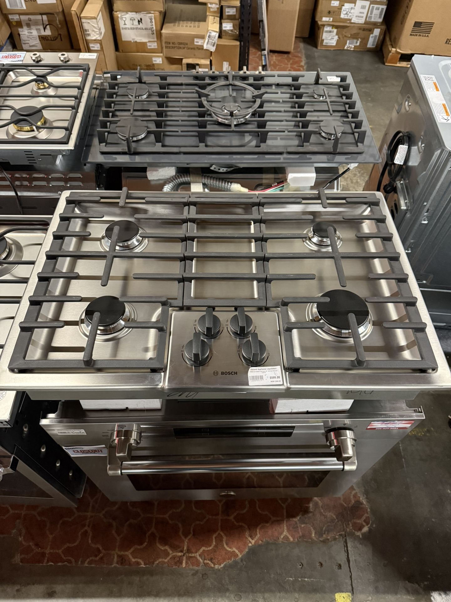 Bosch 500 Series  NGM5056UC 30 Inch Gas Cooktop