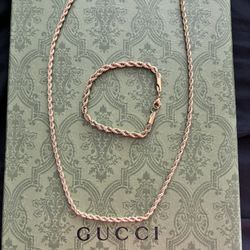 Rop Chain  And Bracelet 