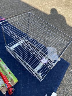 Pullout kitchen cabinet organizer
