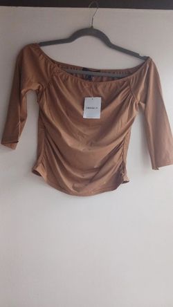 Forever 21 Off-Shoulder Ruched Top