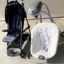 Kids Stroller Swing