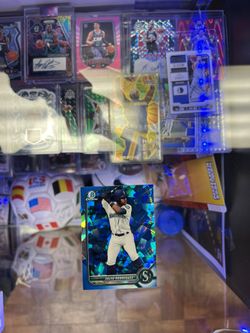 2022 Bowman Sapphire Julio Rodriguez RC Blue Ice 🥶