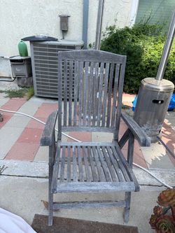 Teak wood chairs