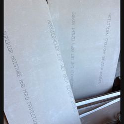 FREE 3’x5’ Cement Board Among The Best.